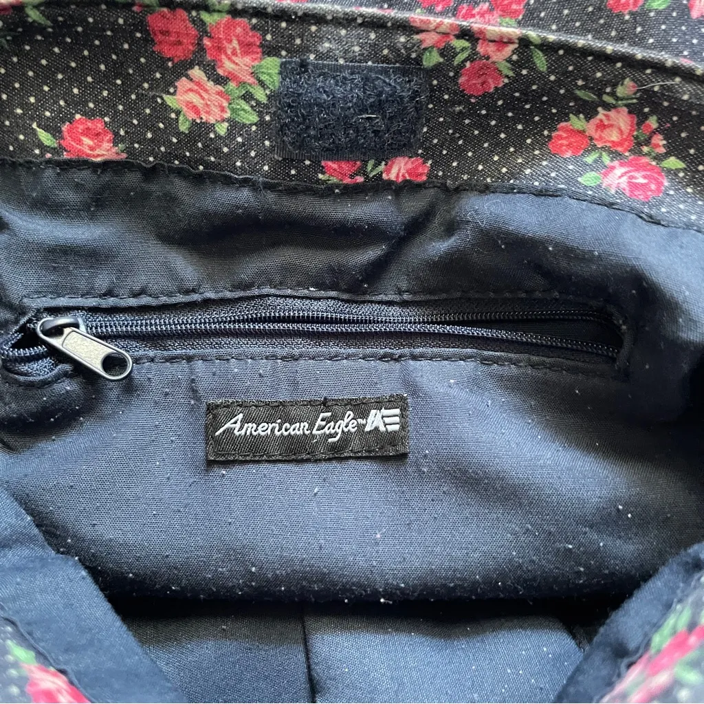 AMERICAN EAGLE Floral Dual-Handle Medium Lightweight Shoulder Bag - Image 4