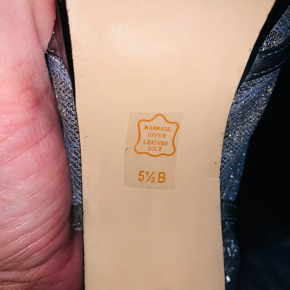 Silver Leather & Mesh Open Toe Sandal - Image 9