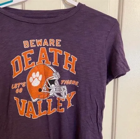 Clemson Purple Shirt Size M - Image 2