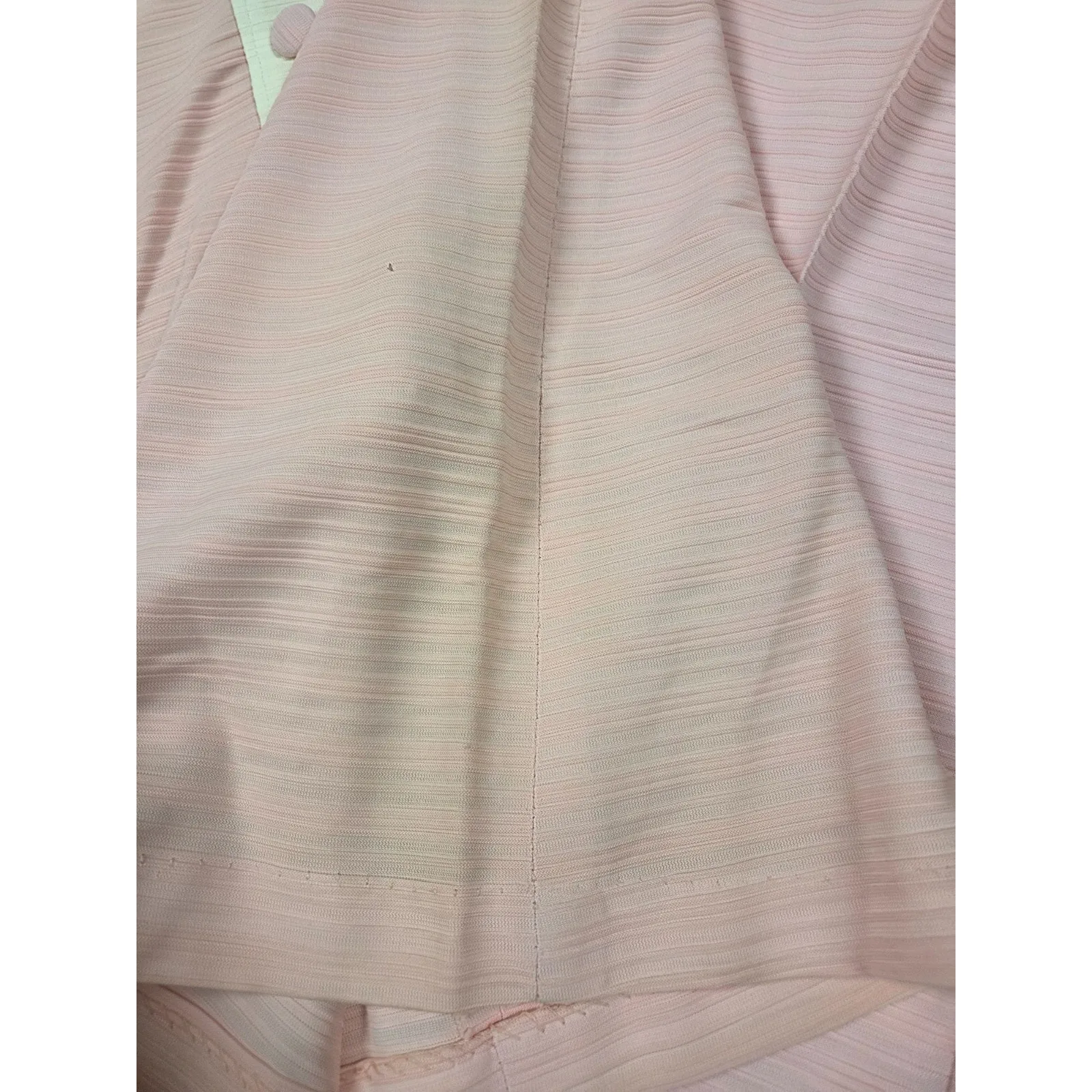 Montgomery Ward Light Pink Pants Suit Set 1970s Carol Brady Style Size Small - Image 7