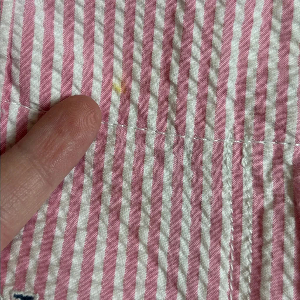 Vineyard Vines Woman’s Pink Whale Print Pink & White Casual Summer Shorts Size 2 - Image 3