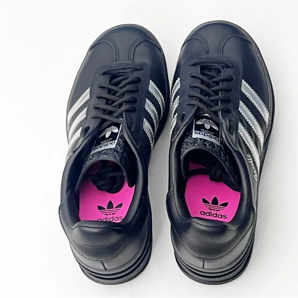 ADIDAS x Pabllo Vittar Black Gazelle Bold Platform Lace Up Sneakers Size 7 - Image 9