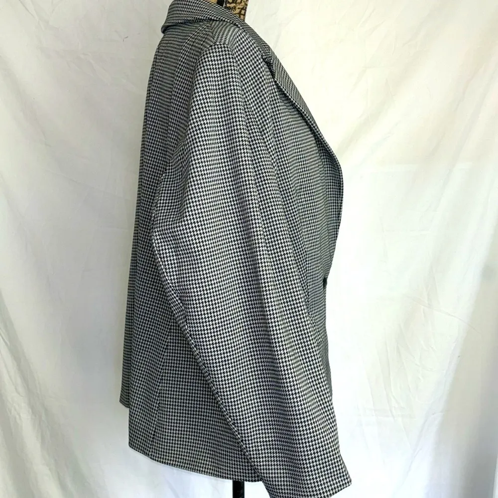 Nine West Black and White Blazer Jacket - Image 4