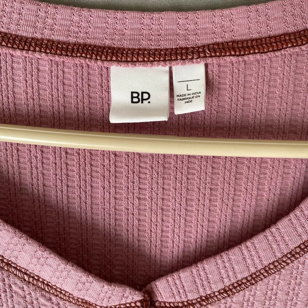 BP sz L pink knit‎ crop top NWT - Image 4