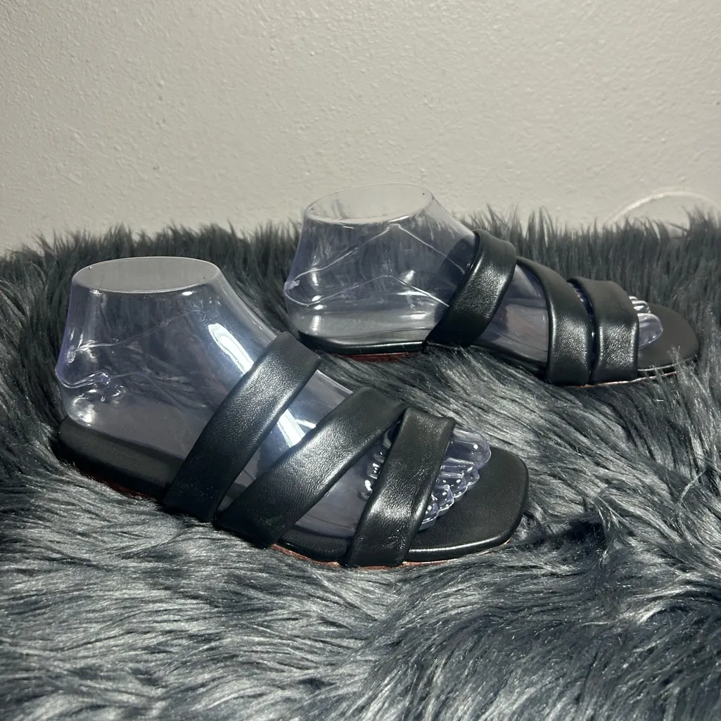 Vince Dallas Slide Sandal Women's Black Slide Sandals Size 6M - Image 4