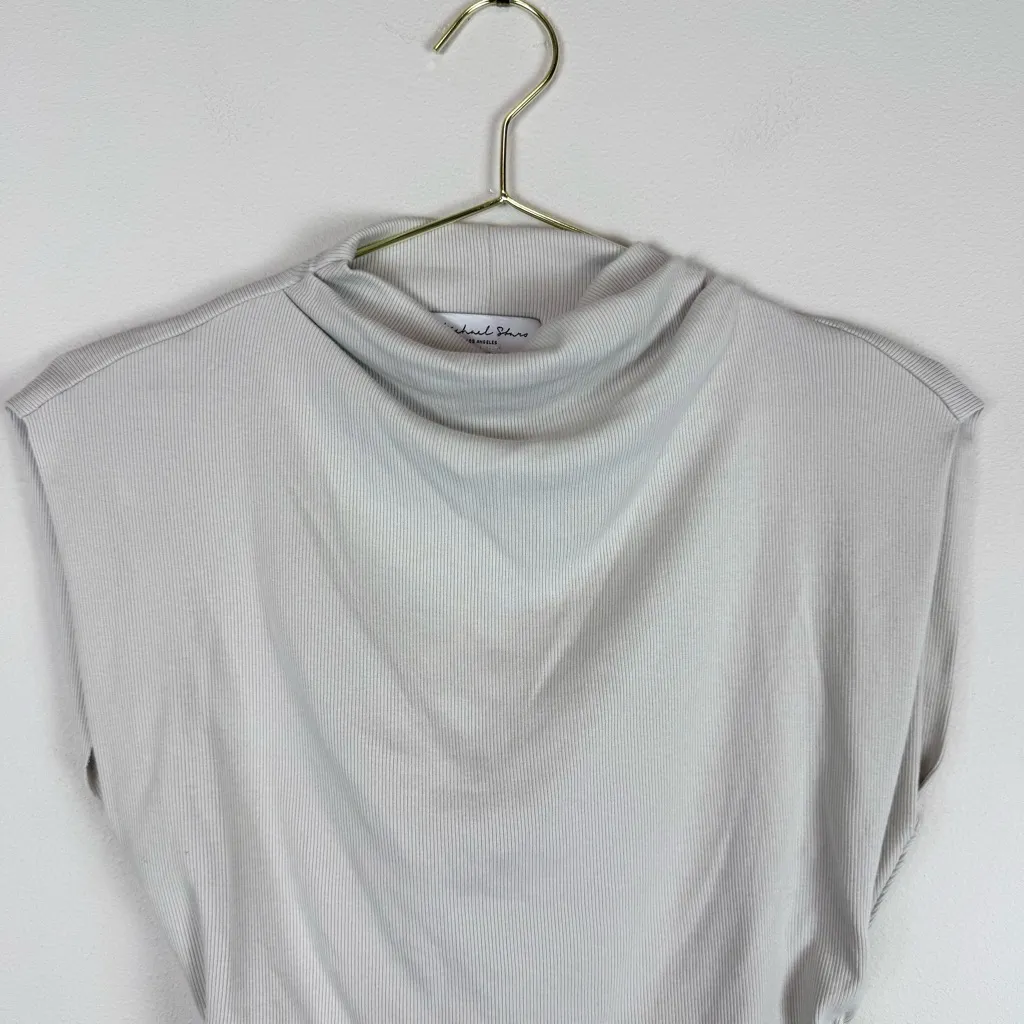 Michael Stars  Amara Power Shoulder Tee‎ Size Small - Image 5