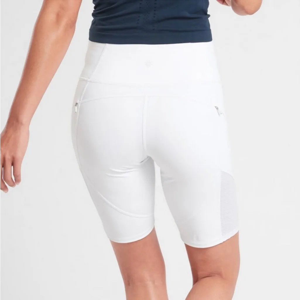 Athleta Contender 9" Mid-Rise Bike Shorts w/Zipper Pockets, Small - Image 12