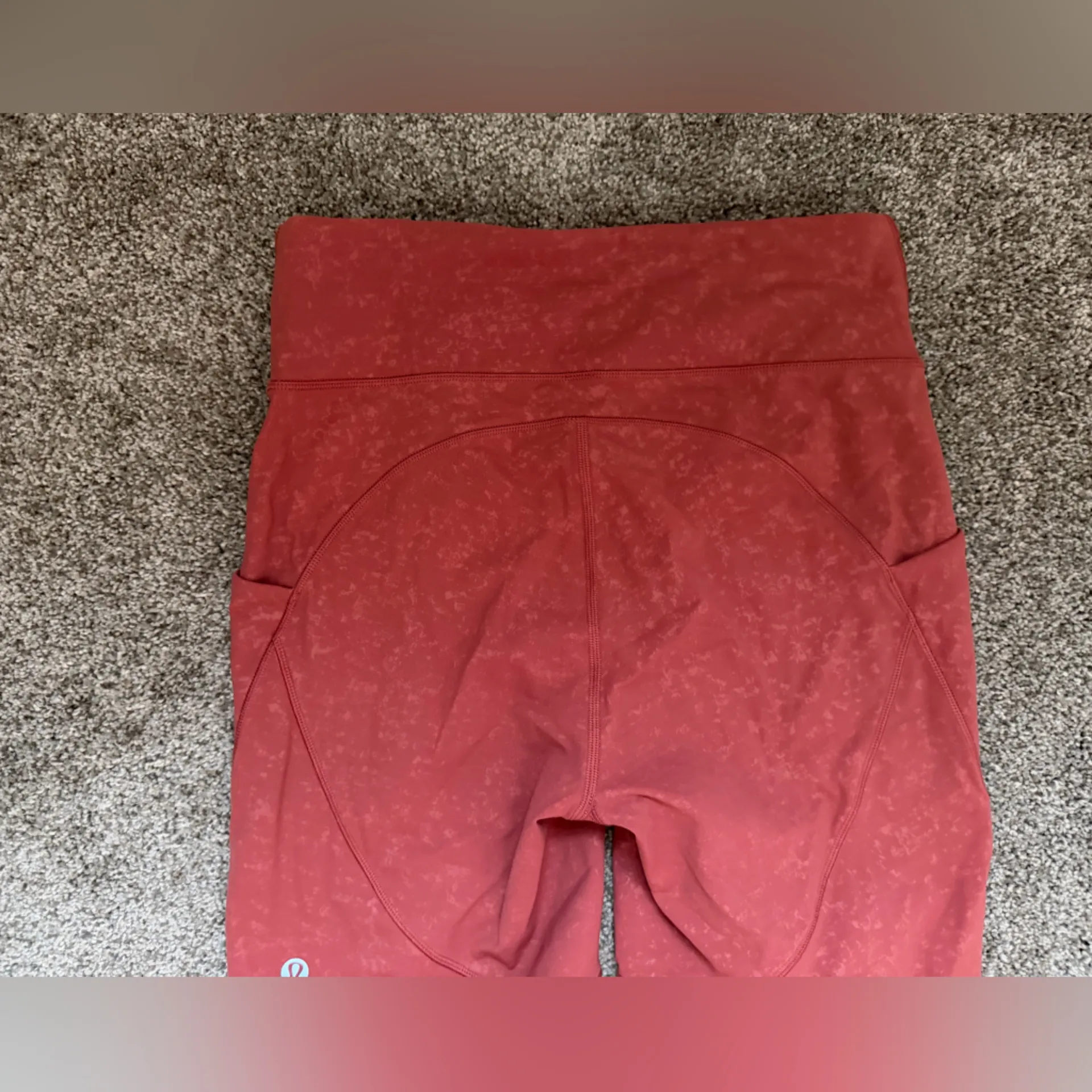 Lululemon Track and Train Short 8" *Embossed in Speckle Emboss Soft Cranberry 6 - Image 10