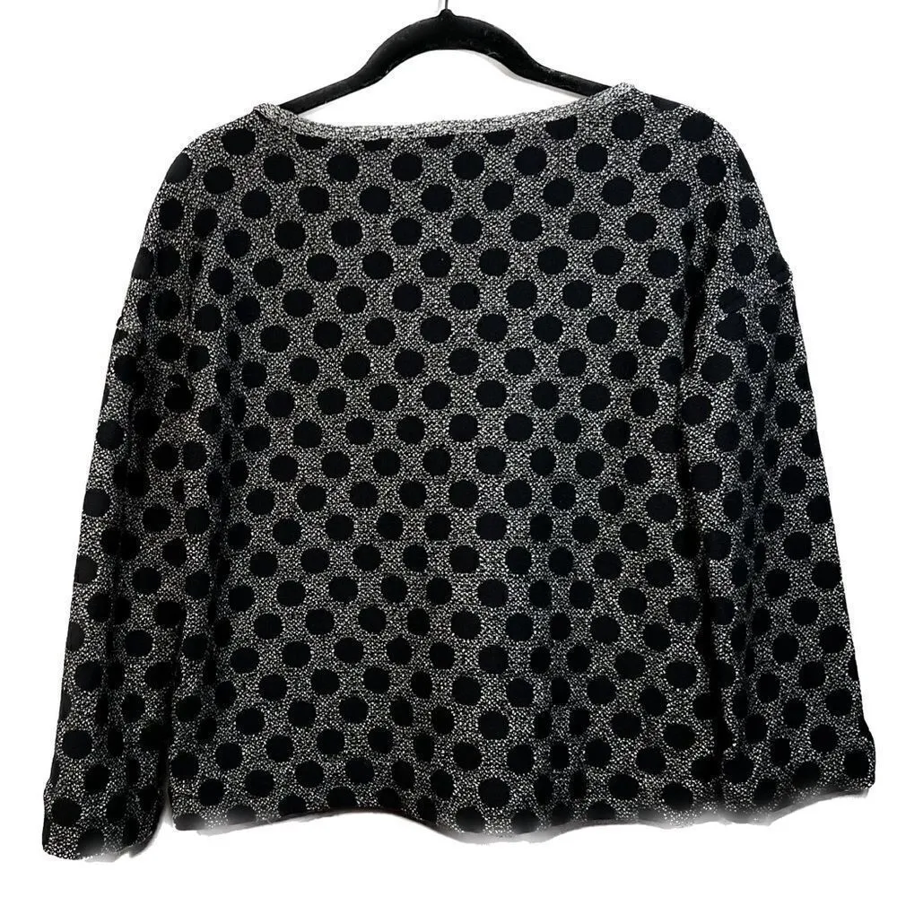 Madewell Women's Small Pullover sweater, Polka Dot Sweetheart neckline‎ - Image 5