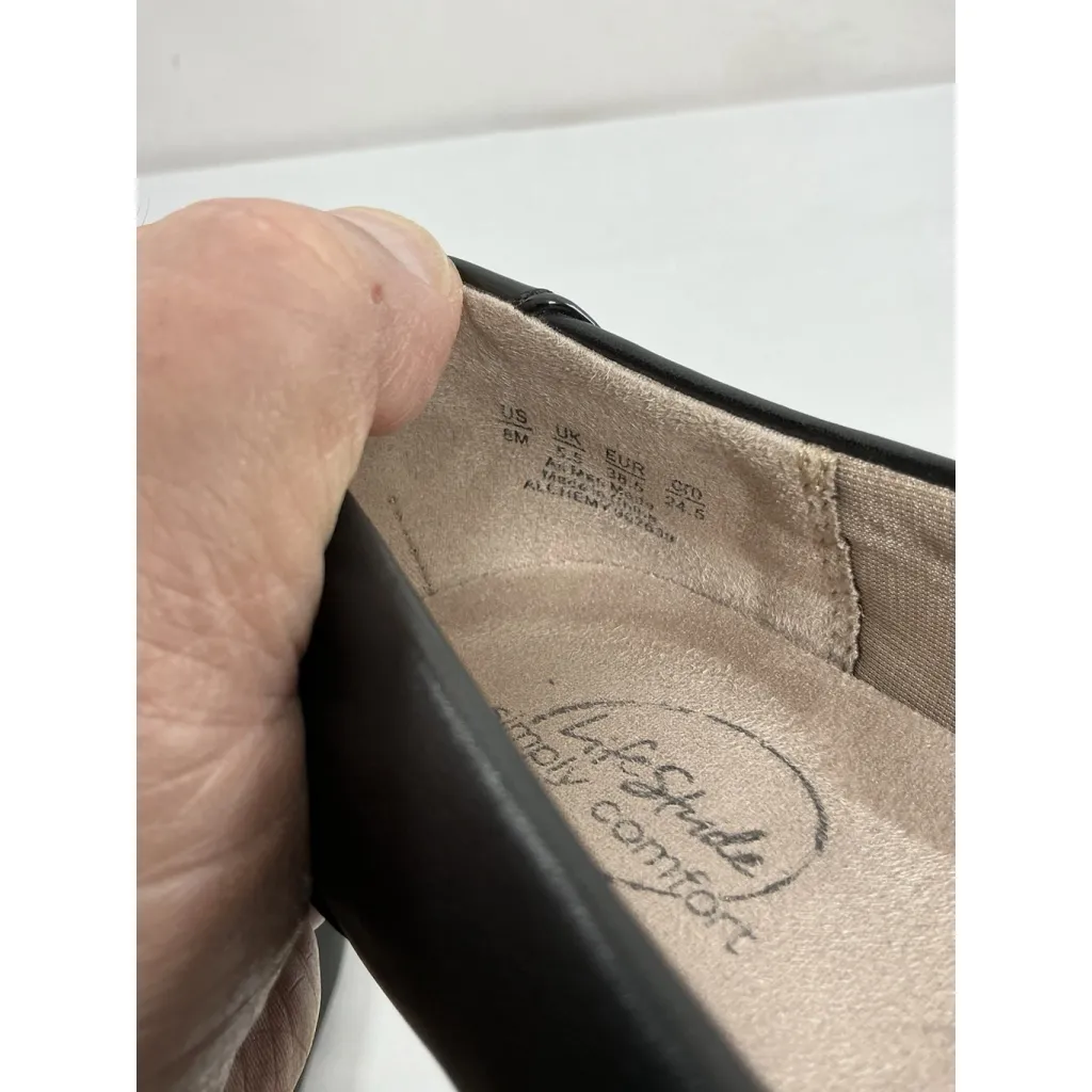 Womans Lifestride Chemy Slipon Ballet Shoes 8 M Black Simply Comfort - Image 7