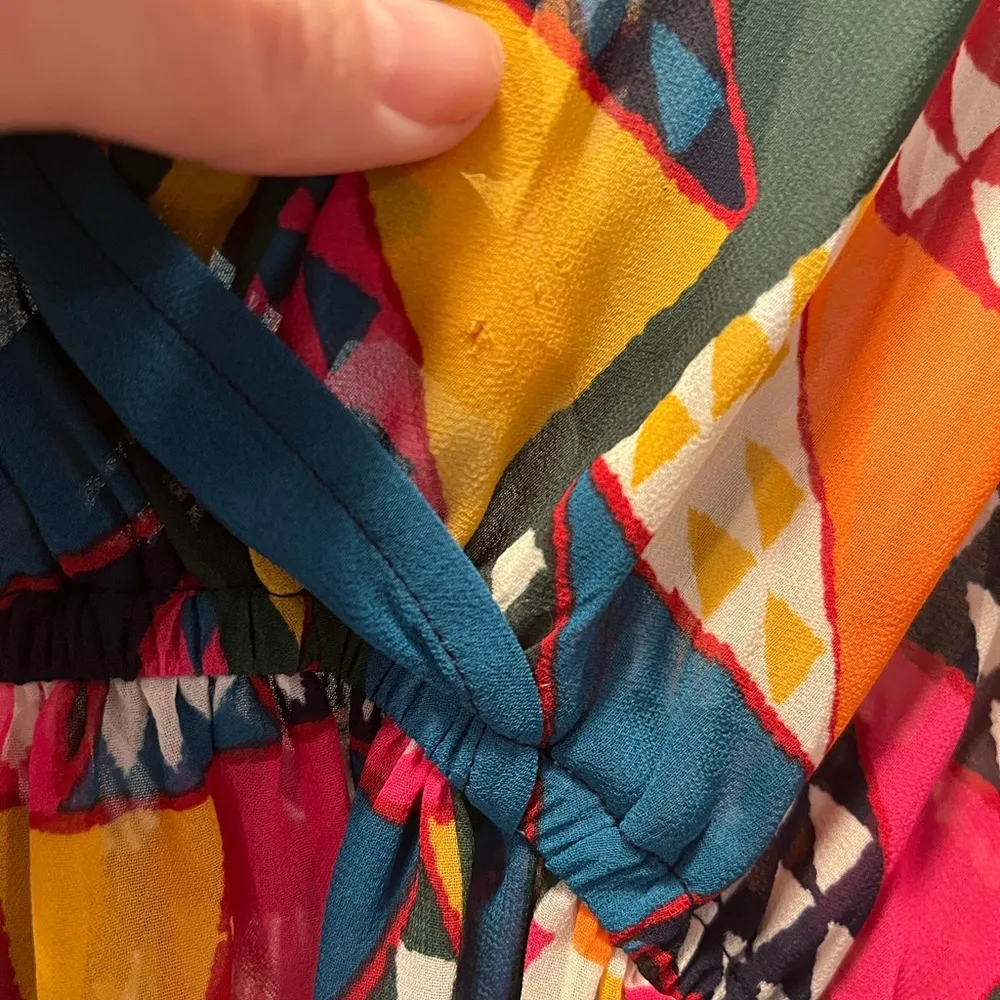 NWOT Adorable Anthropologie Maeve Abstract Dress Size 2 - Image 4