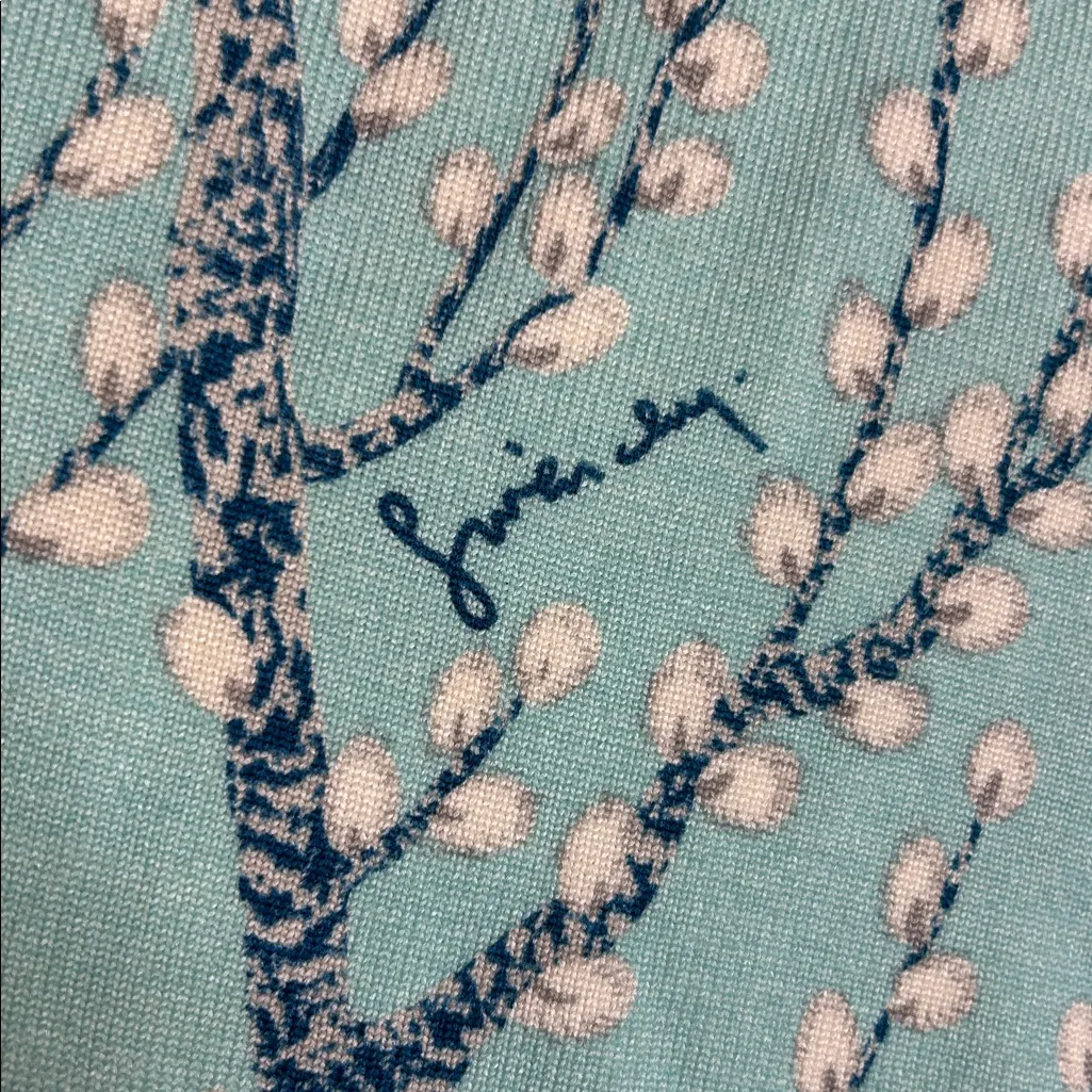 Givenchy Sport P Willow Plant Shirt Long Sleeve Light Blue Vintage Size Medium - Image 5