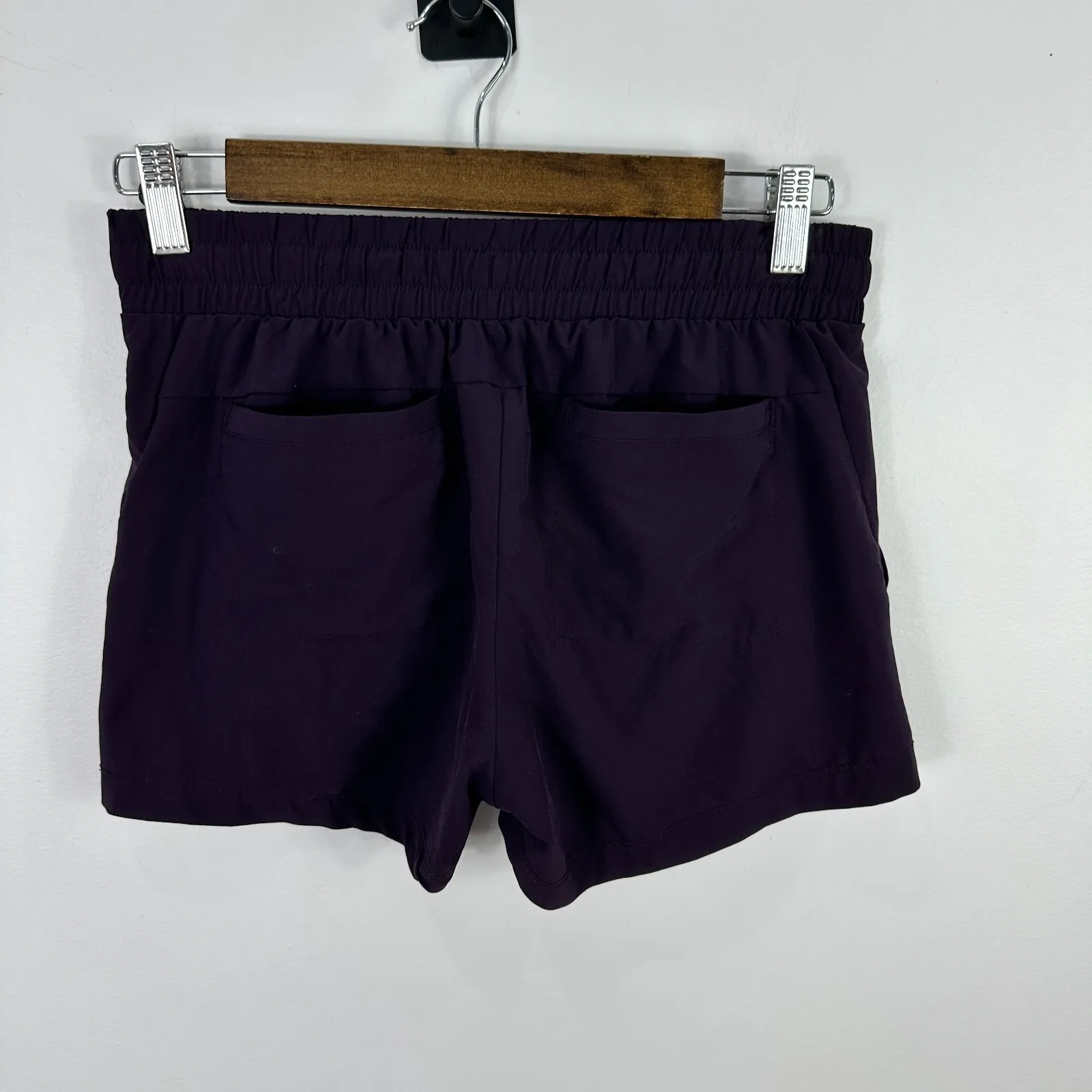 GapFit Shorts XS Purple Athletic‎ Drawstring Lined Pockets Active Running Gym - Image 4