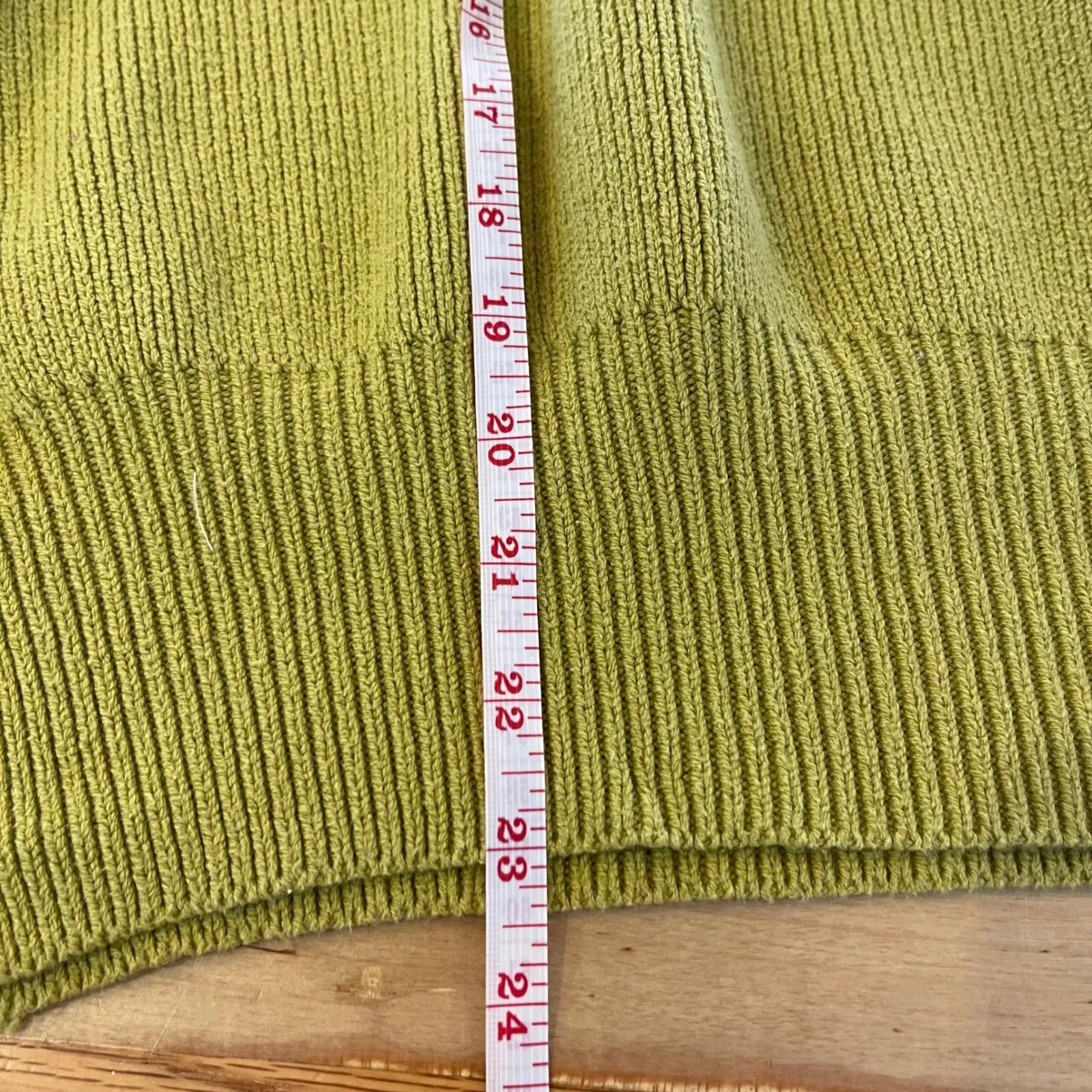 Free People Colorblock Oversized Knit Sweater Green Beige Cream XS - Image 8