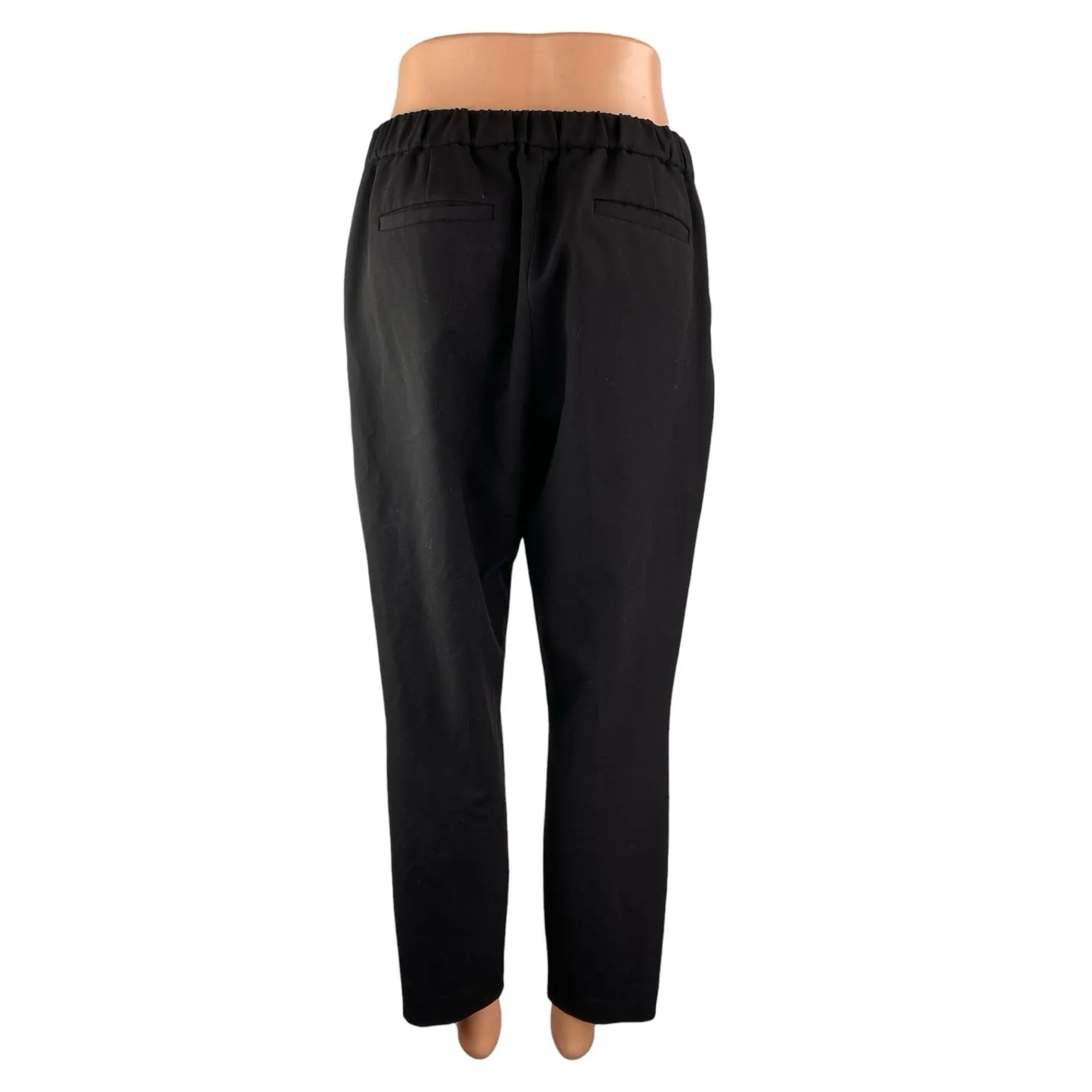 Tommy Hilfiger Women's Black High Waist Straight Leg Trousers Dress Pants Size 6 - Image 2