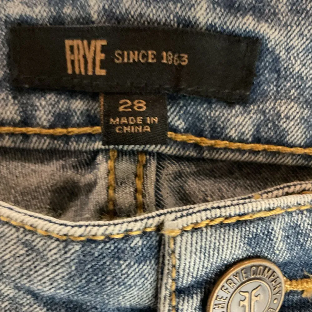 Frye Front Pocket Flare Jeans‎ Vintage Wash Blue Size 28x32 NWT Cowgirl Horses - Image 8