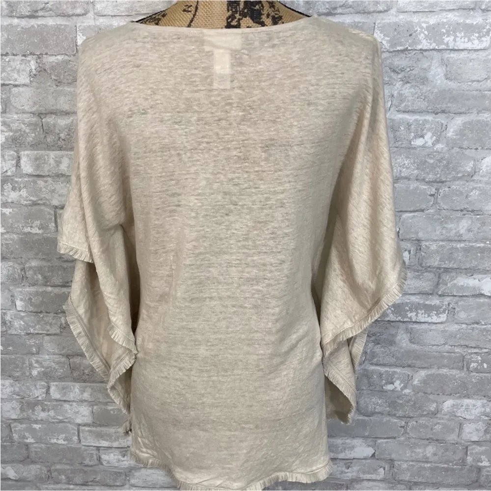 J.Jill Linen Poncho Top - Image 4