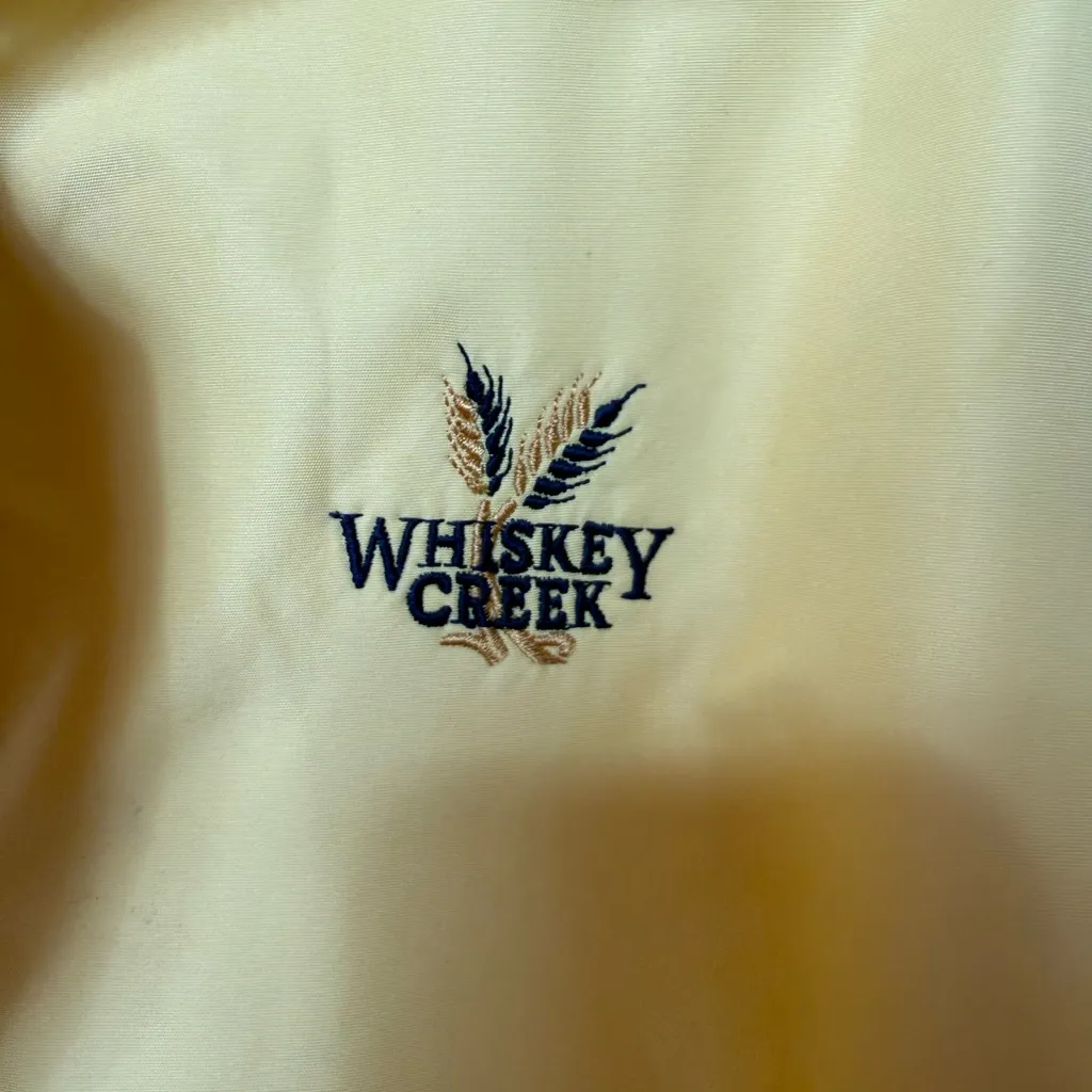 Cutter & Buck Quarter Zip Whiskey Creek Windbreaker Jacket in Yellow Large - Image 3