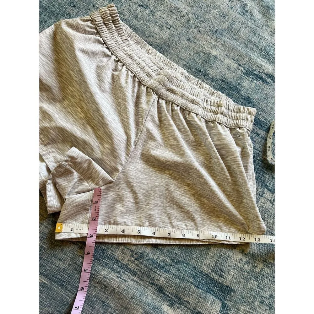 DSG Heathered Space Dye Gray Stride Athletic Running Shorts Medium - Image 8