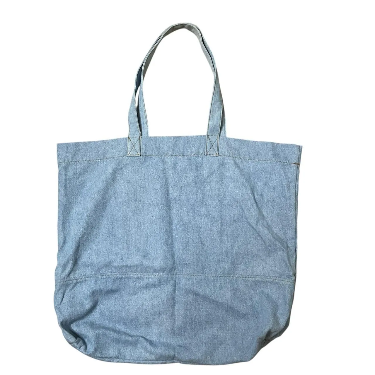 Wrangler Blue Cotton Denim Reusable Tote Bag - Image 2