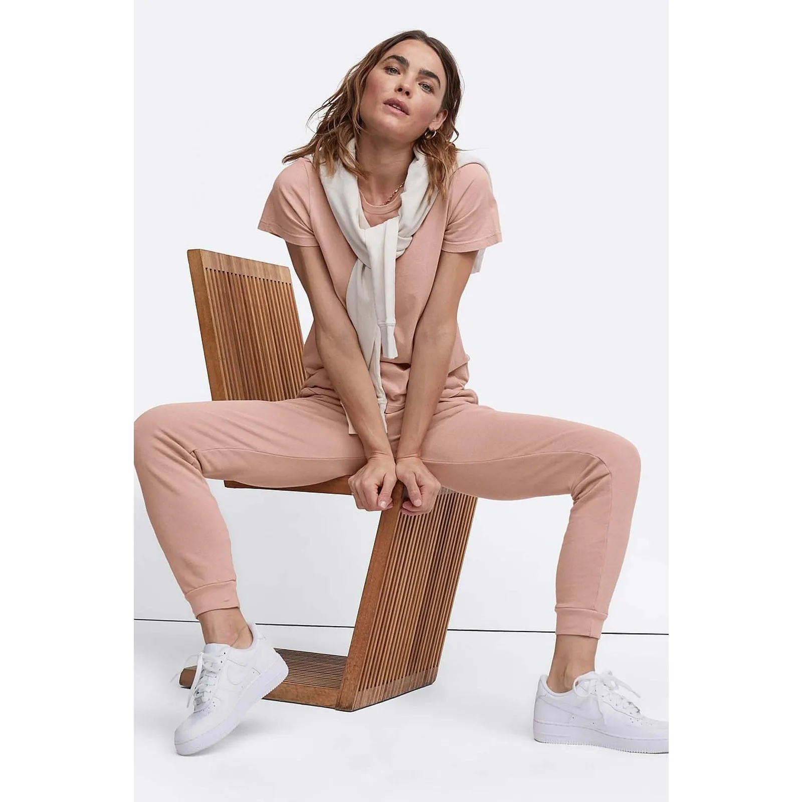 MATE the Label Organic Terry Classic Jogger in Rose 3X - Image 5