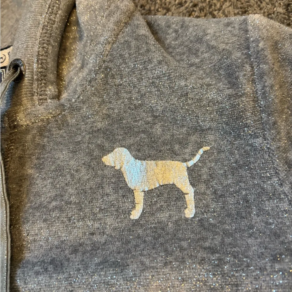 Victoria’s Secret Pink Katie Price Silver Sequin Jacket - Image 3