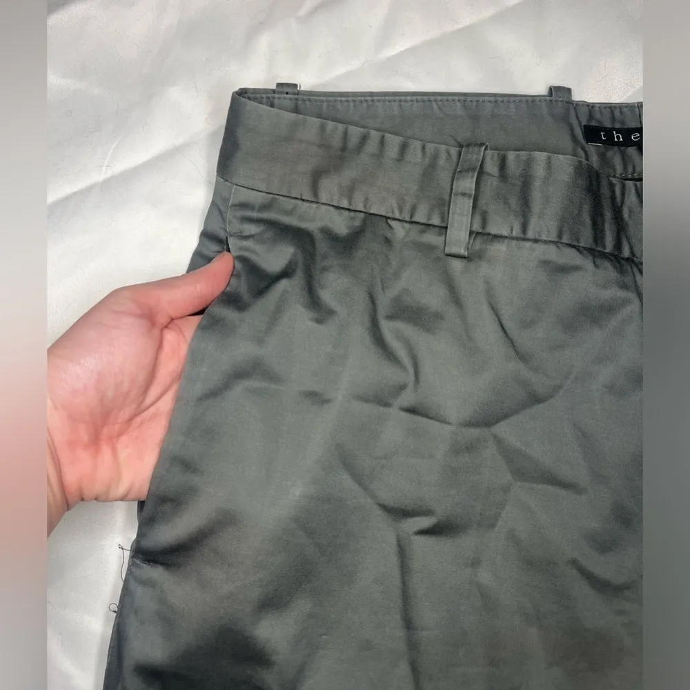 Women’s Theory Grey Cotton Slacks 31 - Image 5