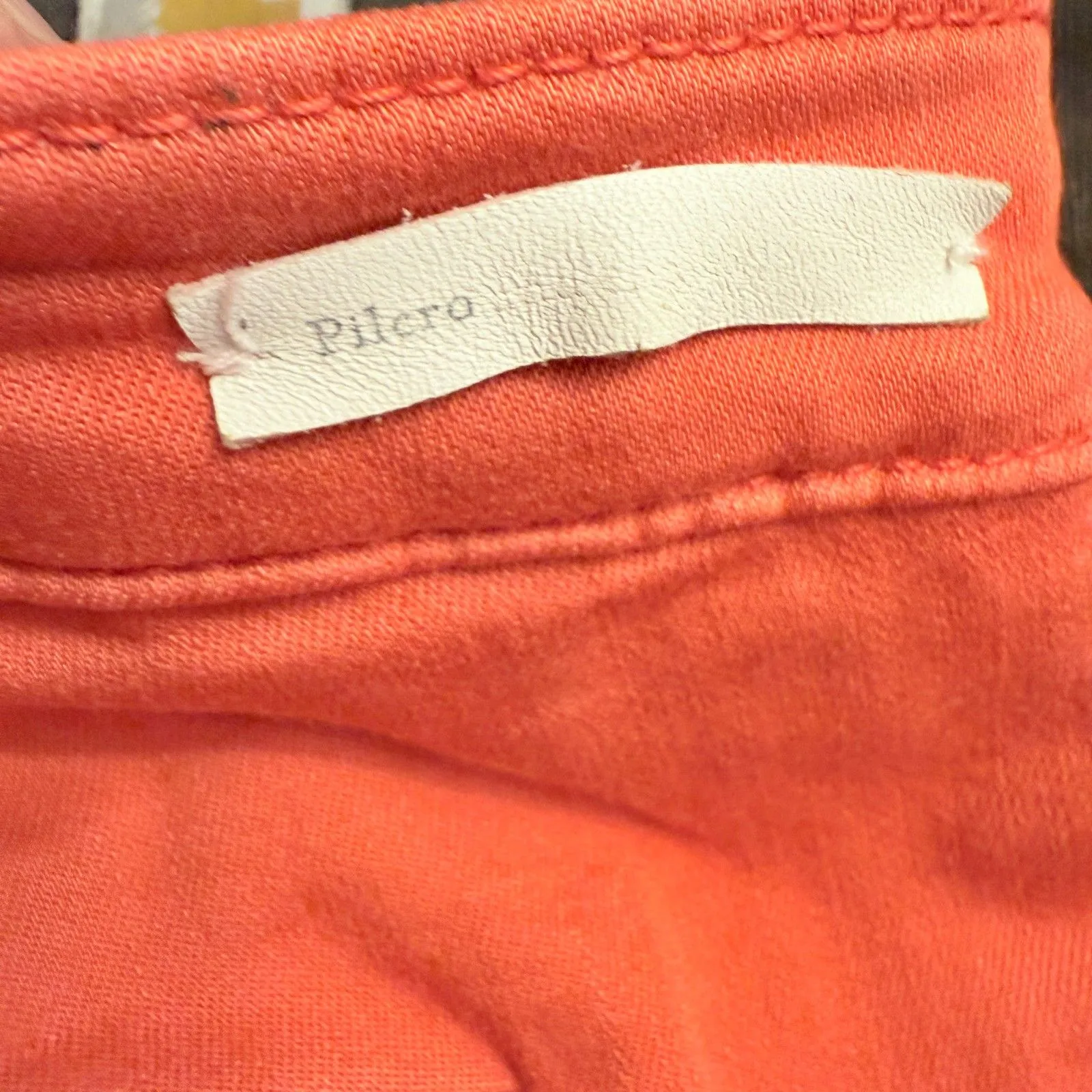 Pilcro and the Letterpress Anthropologie Pink Coral High Rise Legging Twill 30 - Image 6