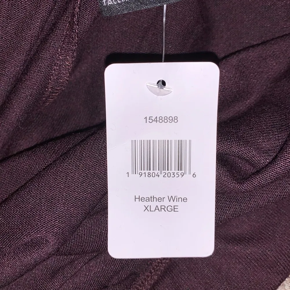 Max & Mia NWT  Heather Wine super soft sweatpants - Image 8