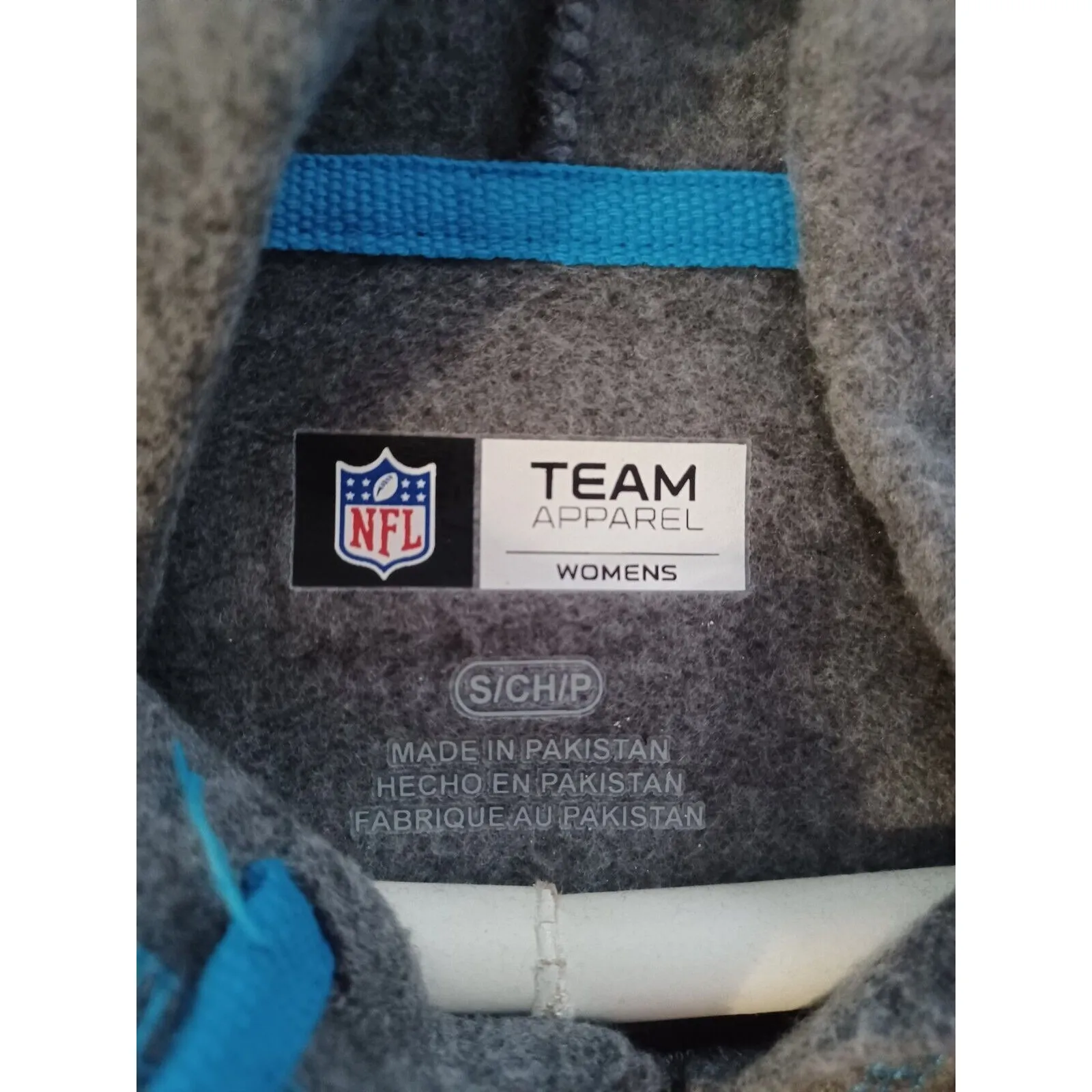 TEAM APPAREL Super Bowl LIII NFL Graphic Gray Hooded Sweatshirt Women Size S - Image 2