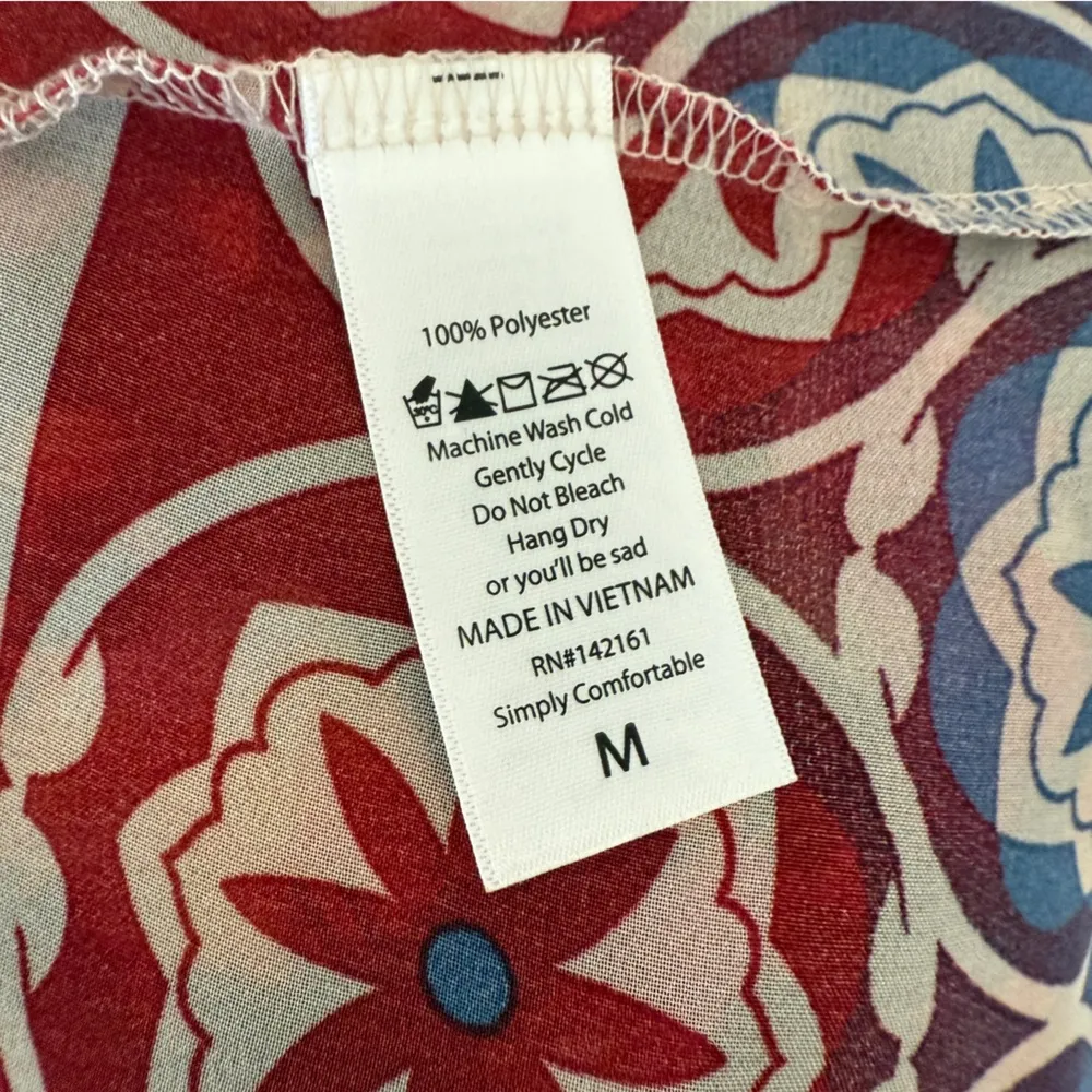 Floral Boho Kimono Duster Cardigan LuLaRoe Medium Cover Up Romantic Layering - Image 8