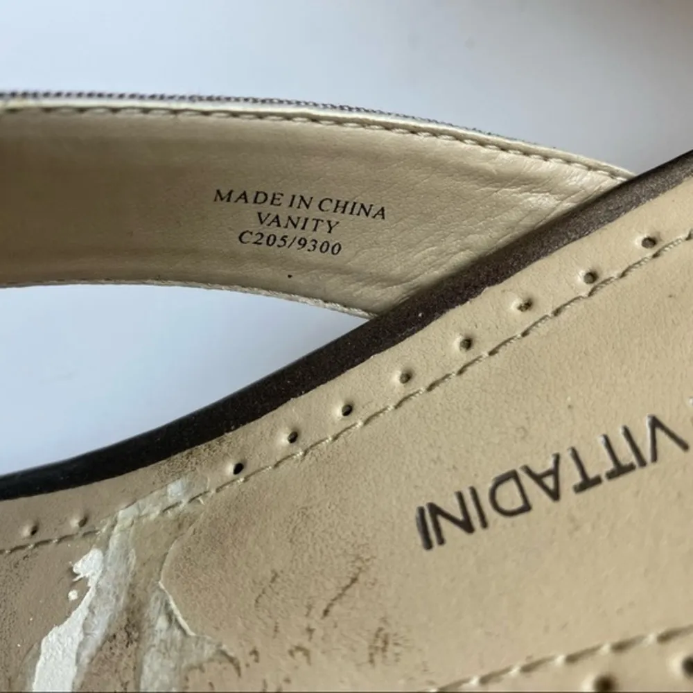 Adrienne Vittadini • Vanity Gemstone Sandals Mini Wedge - Image 8