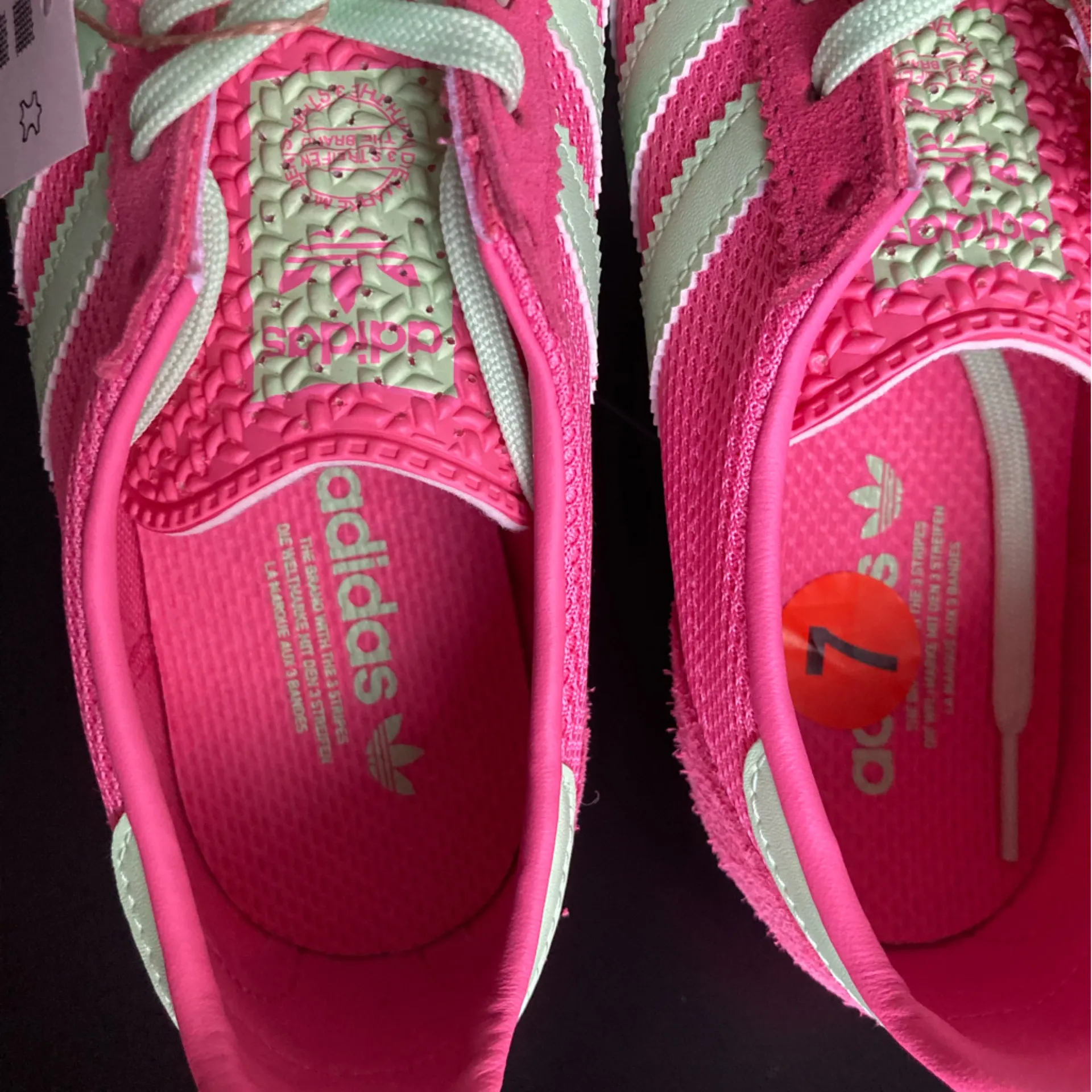 Adidas Originals SL 72 OG W Pink & Mint Green Sneakers – Women’s Size 7 - Image 4