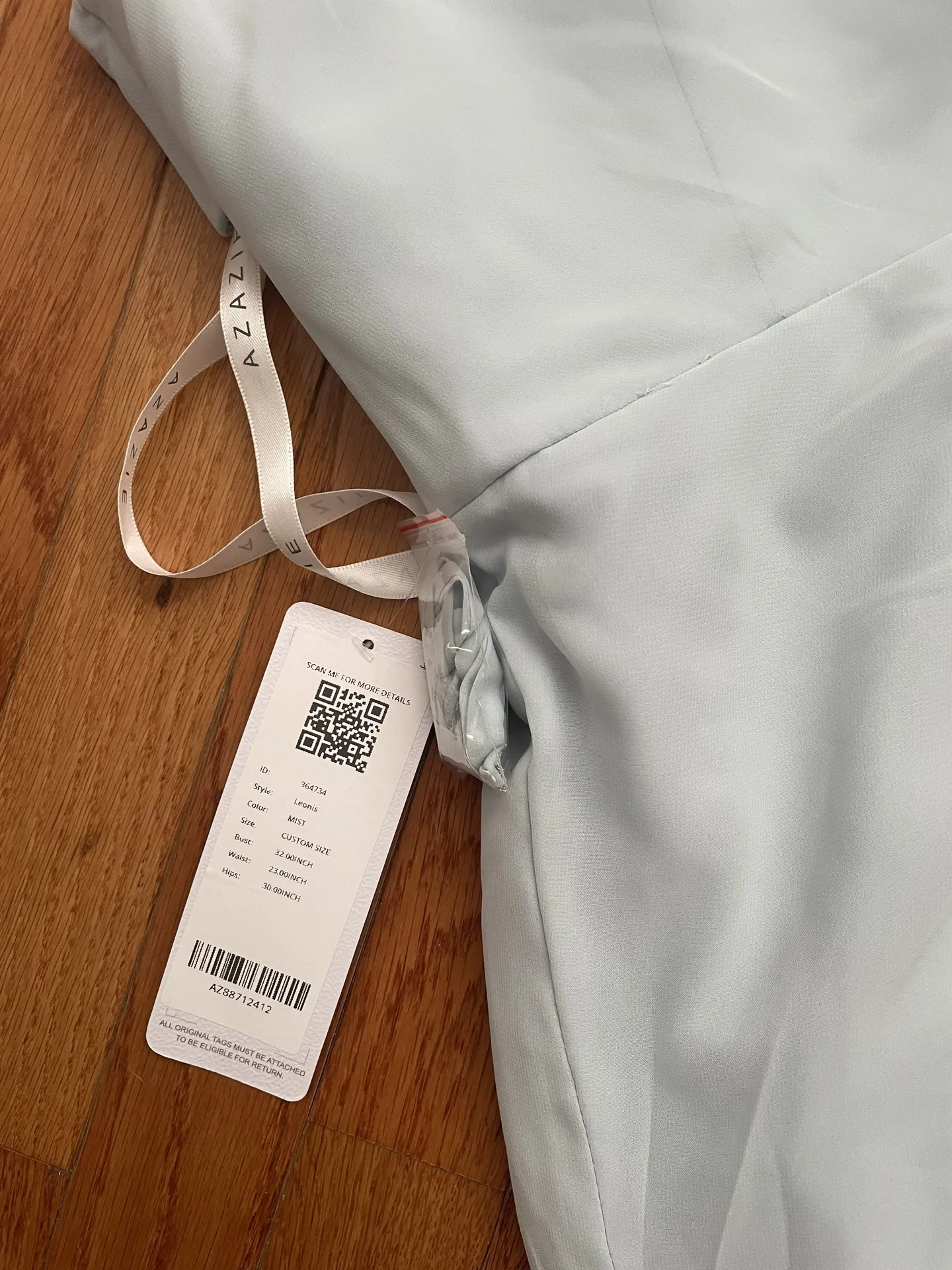 Azazie long formal, maxi, prom, bridesmaid dress - Image 3