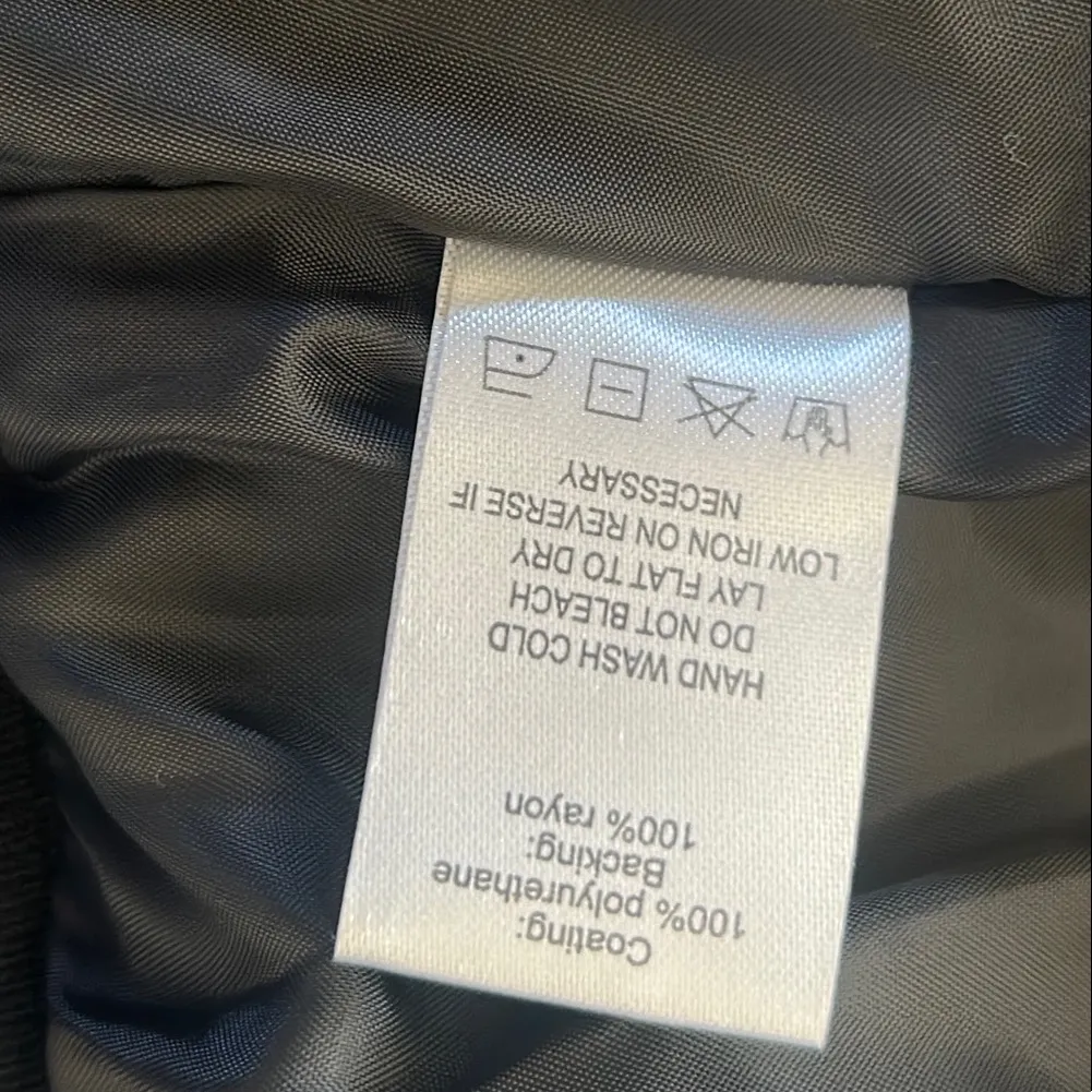 White Birch Black Faux Leather Jacket.Size S - Image 11