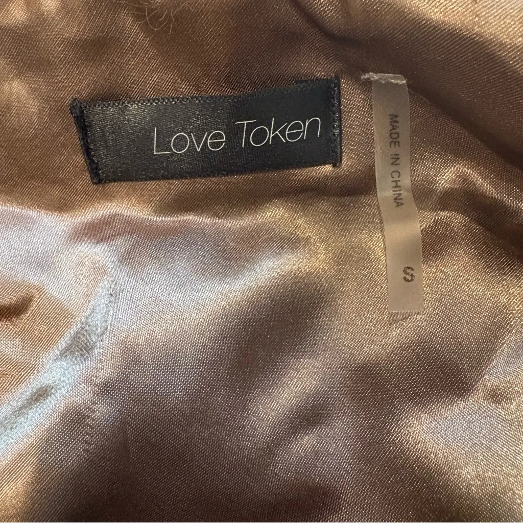 Love Token Rex Rabbit Ombré Fur Vest, Sz S - Image 15