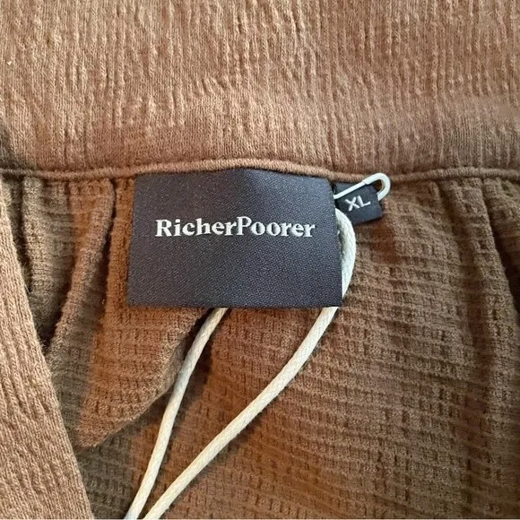 NWT Richer Poorer Vacation Dress Morning Roast Tan Cloudweave Cotton Size XL NEW Brown - Image 11