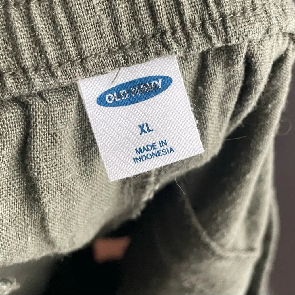 Old Navy Linen Blend Shorts Womens XL Green - Image 5