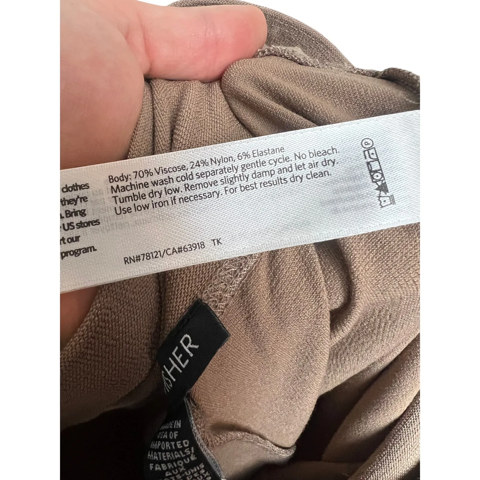 Eileen Fisher High-Waist Slim Pant in Barley NWT Sz. M - Image 8