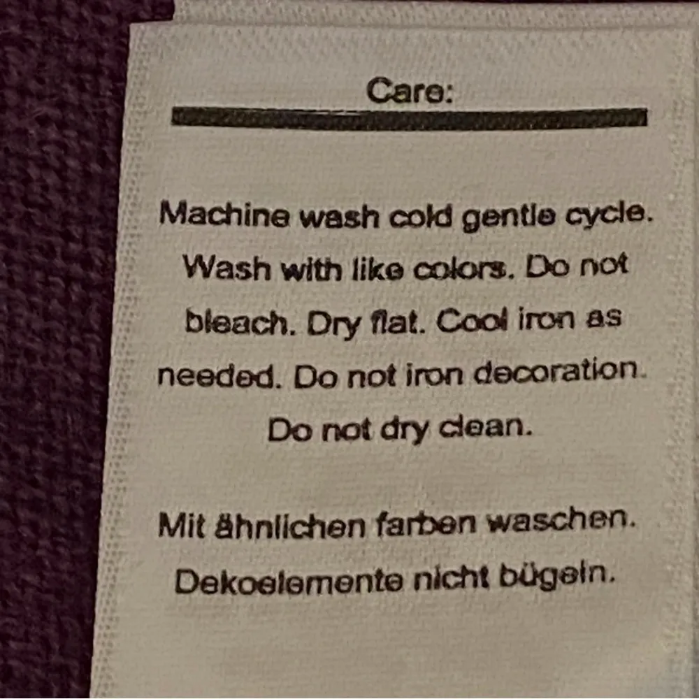 SMARTWOOL purple and black Shadow Pine Tunic sweater Sangria Heather size XS EUC - Image 13