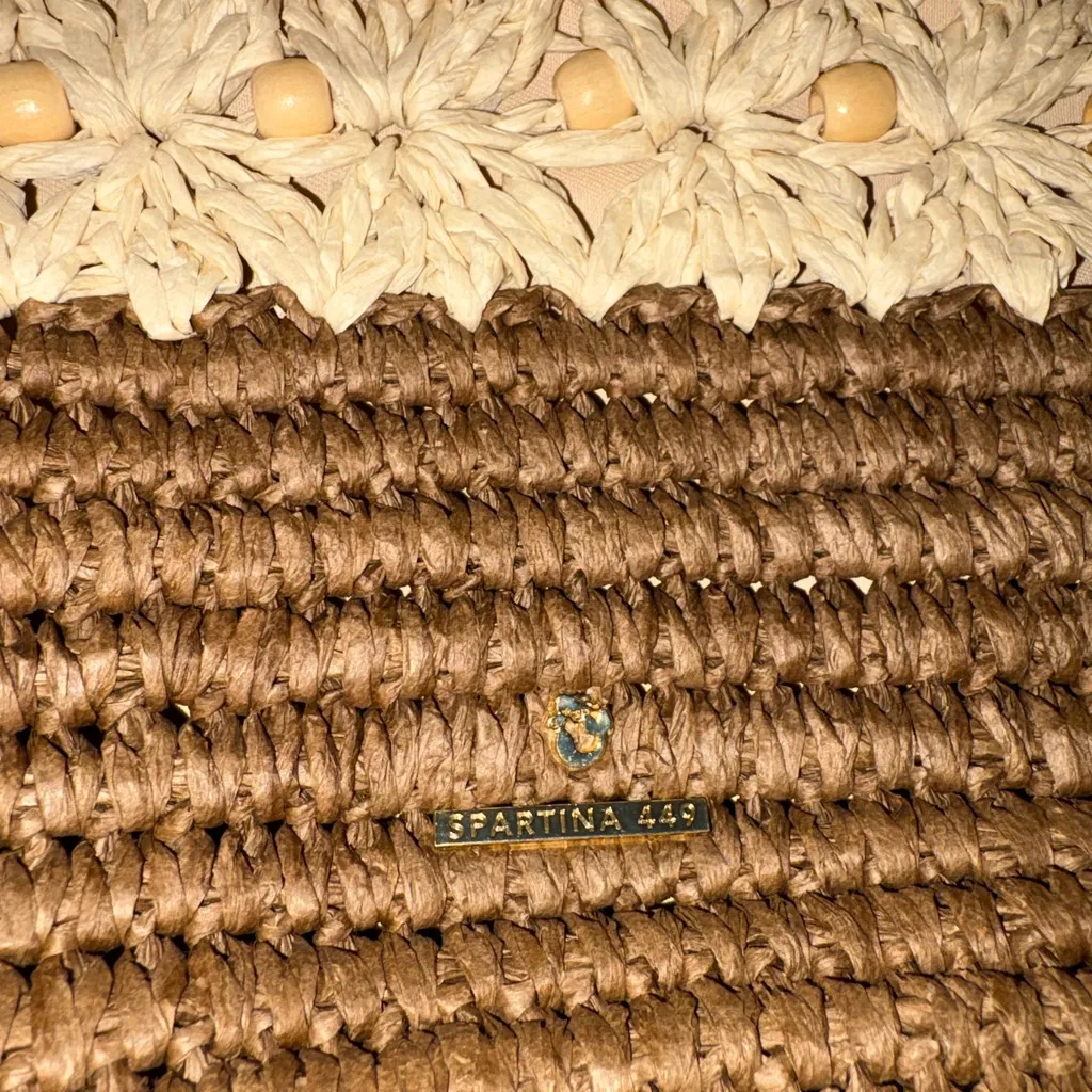 Spartina 449 woven boho shoulder bag - Image 3