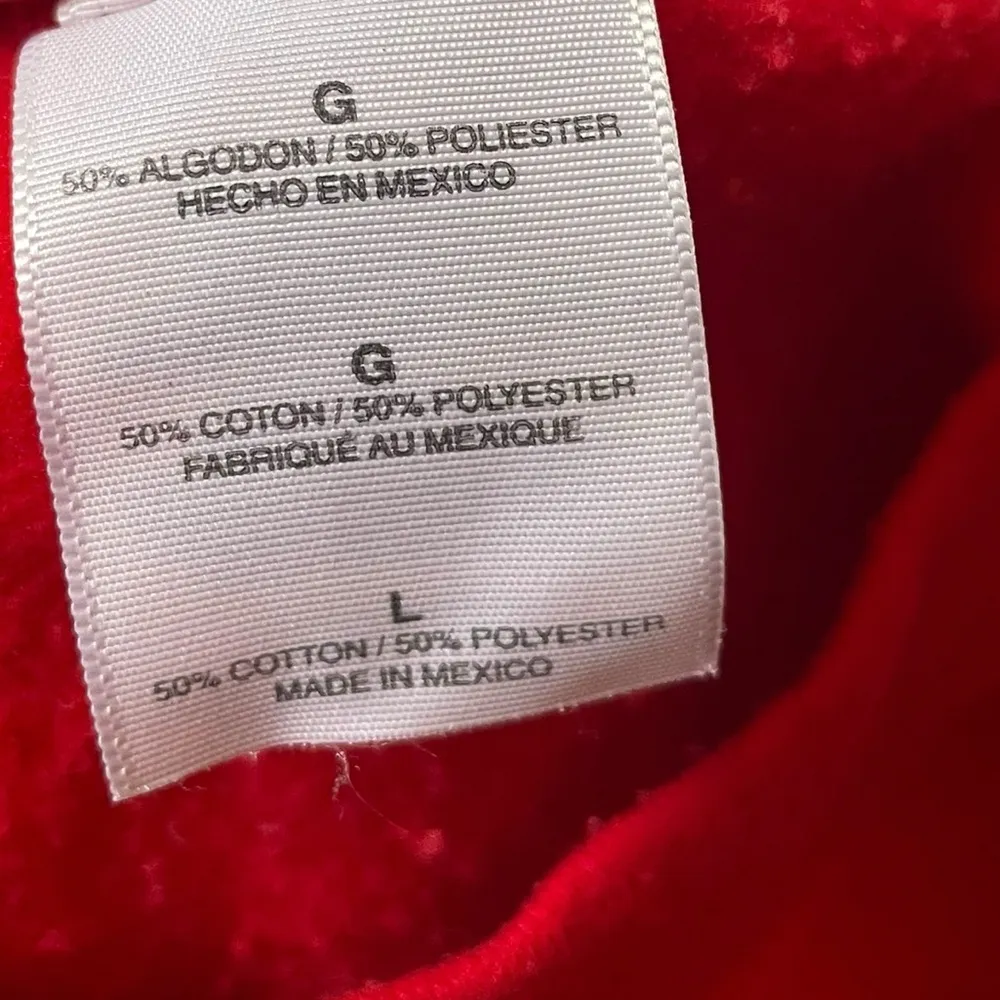 Gildan Vintage 90s Red Love Christmas Holiday Festive Grannycore Sweatshirt - Image 5