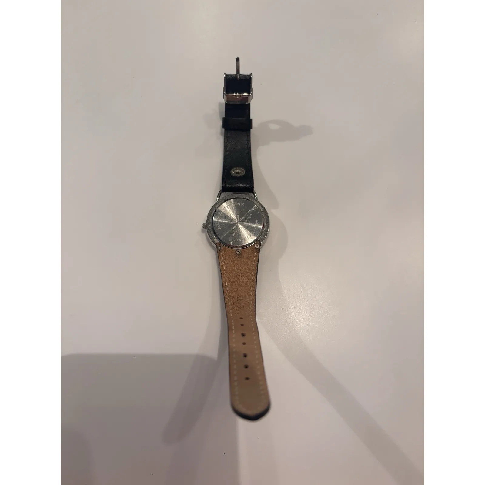 ISAAC MIZRAHI LIVE! Genuine Leather Quartz Analog Women's Watch New Battery - Image 4