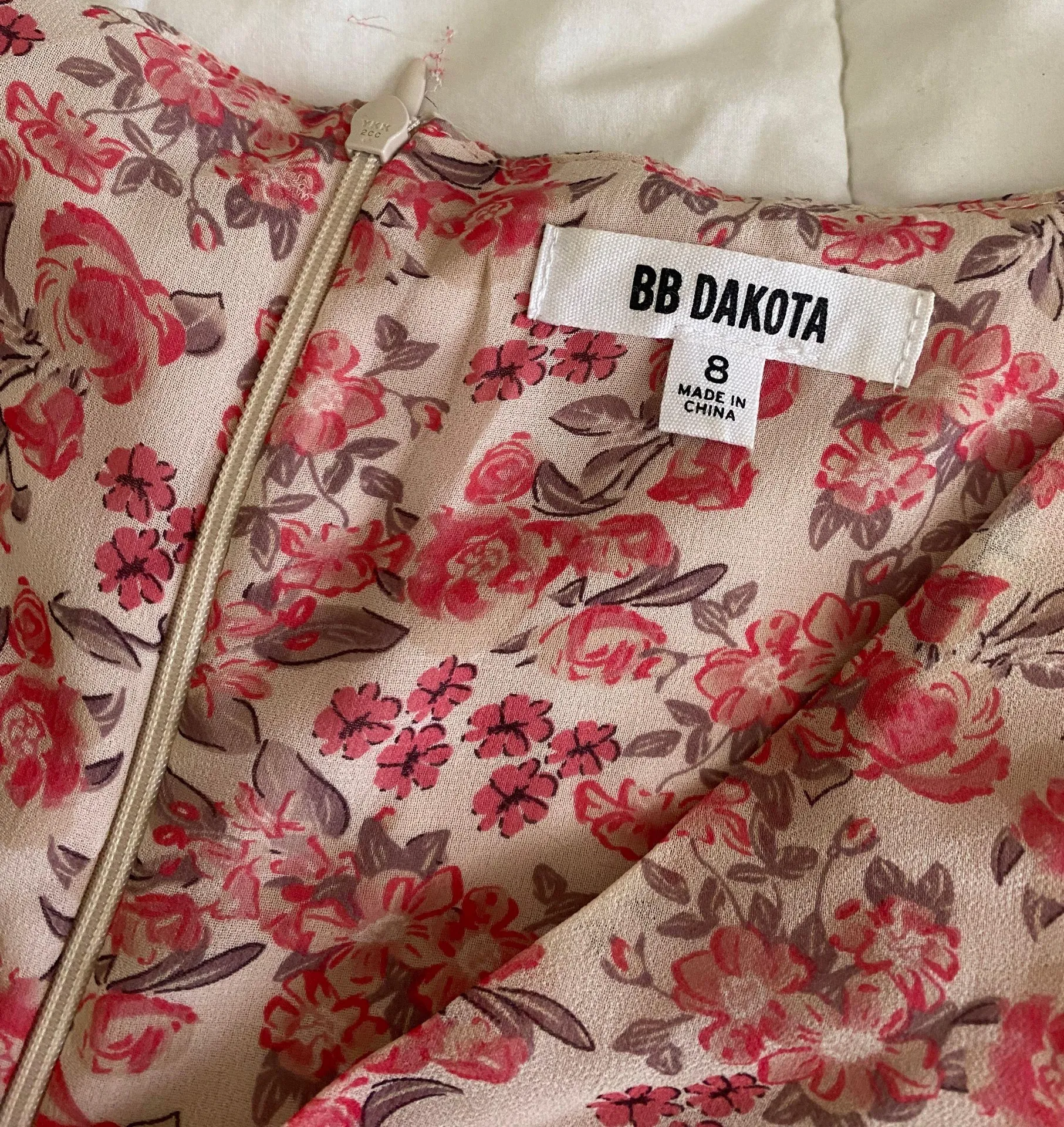 BB Dakota Pink Floral Romper - Image 2