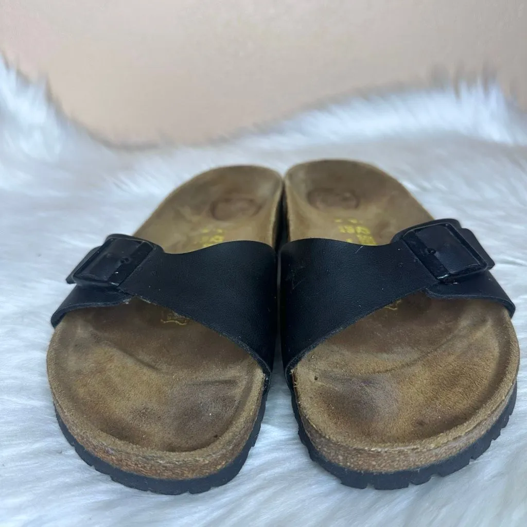 Birkenstock Unisex Madrid Birko-Flor Single-Strap Slide Sandal Size 42 - Image 5