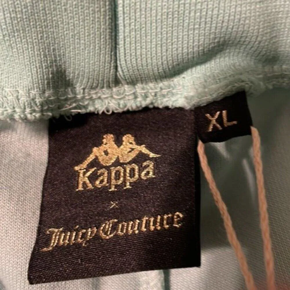 Kappa x Juicy Couture Logo Panelled Track Pants mint green XL - Image 7