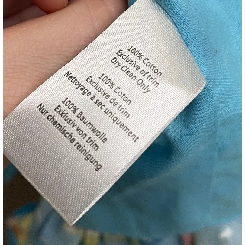 Rachel Antonoff Abby Wrap Dress Citrus Fruit Print Ruffle Hem XXL Maximalist - Image 5