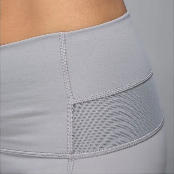Lululemon Athletica Breathe Easy Pant‎ Ambient Grey Leggings Size 2 High Waist - Image 3