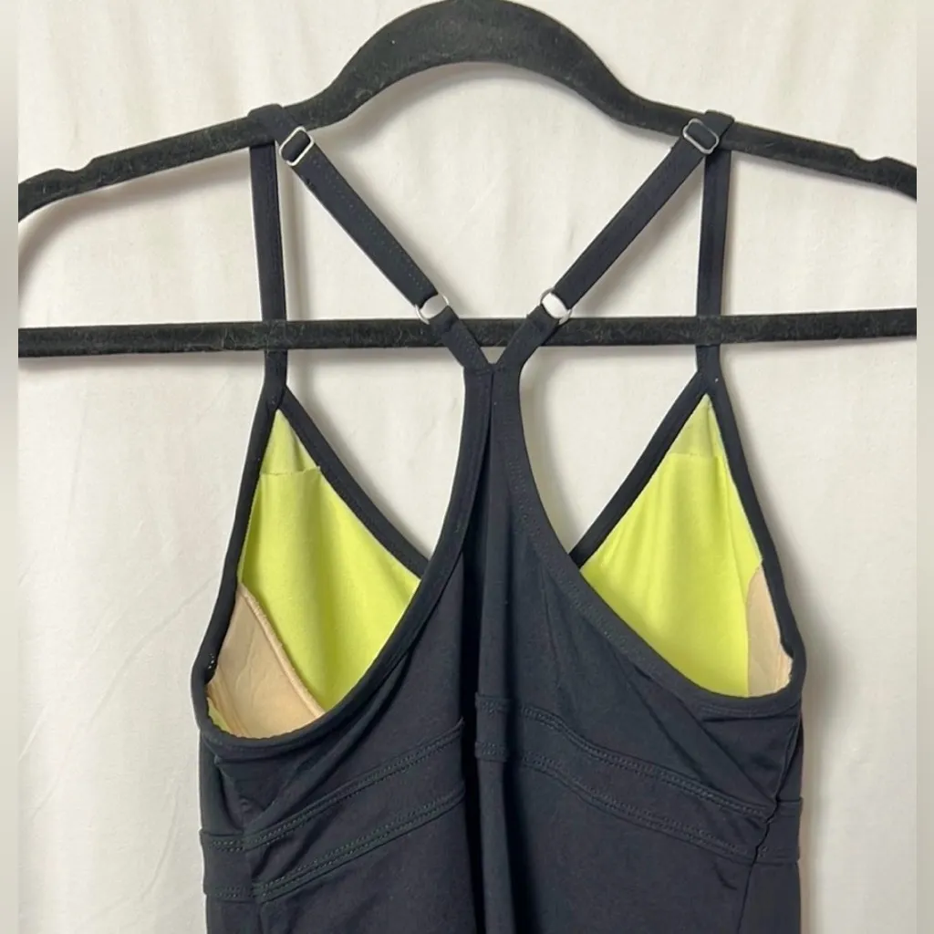 Athleta Black Shorebreak Racerback Athletic Swim Dress Size Small - Image 4