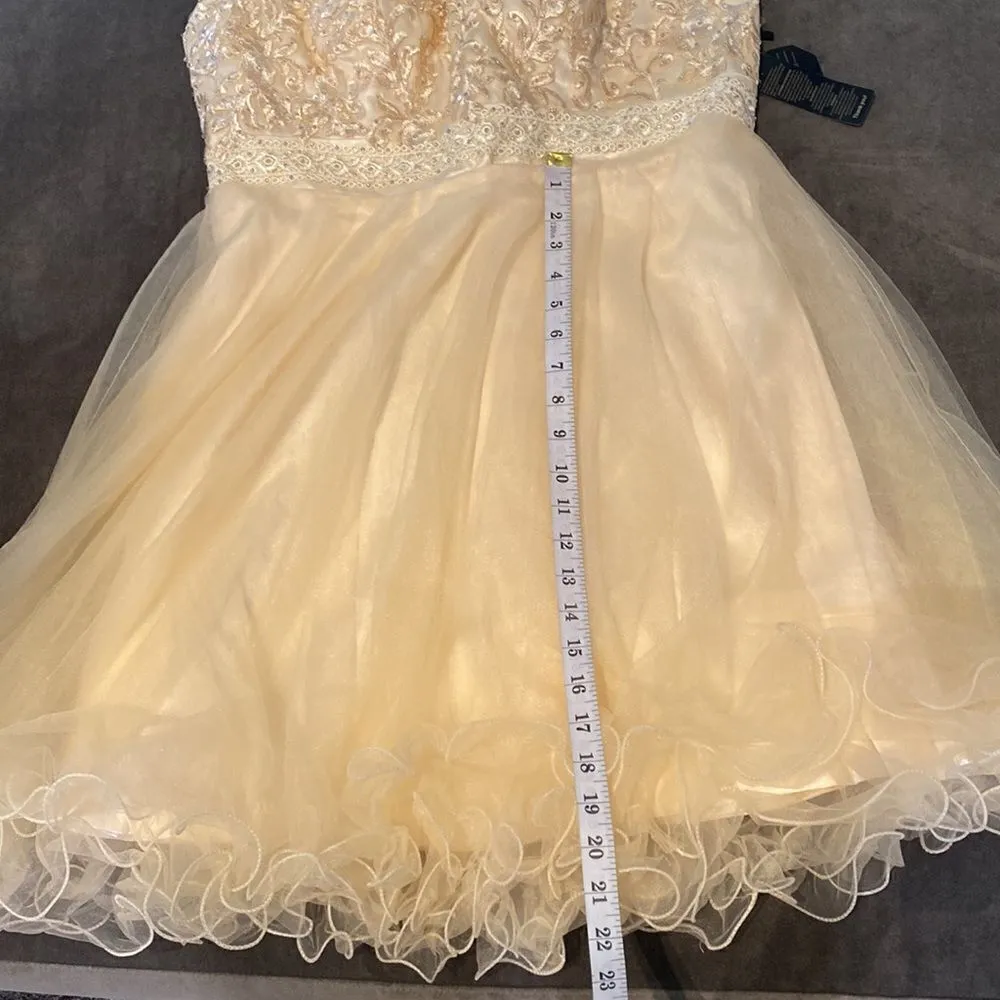 Women’s Sleeveless Short Prom Party Dress Size 14 NWT *READ DESCRIPTION - Image 9